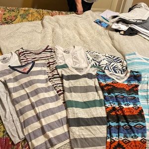 💙💙lot of 9💙💙 mens size medium, short sleeved t-shirts, American rag